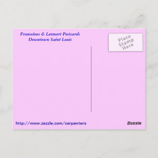 Franscious und Lennart im Zentrum von Saint-Louis Postkarte