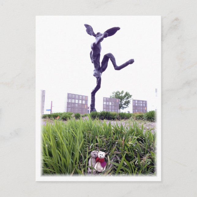 Franscious und Lennart Nijinski Hare Postcard Postkarte (Vorderseite)