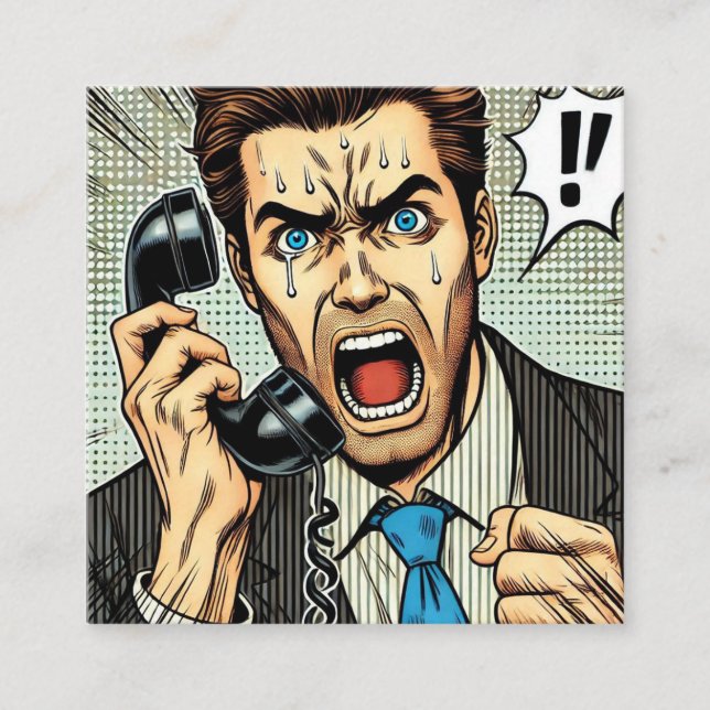 Frantic Call Telefonnummerkarte (Vorderseite)