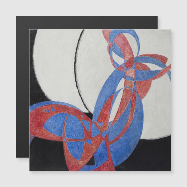 František Kupka, Amorpha Fugue, Abstrakte Kunst Magneteinladung (Vorne/Hinten)