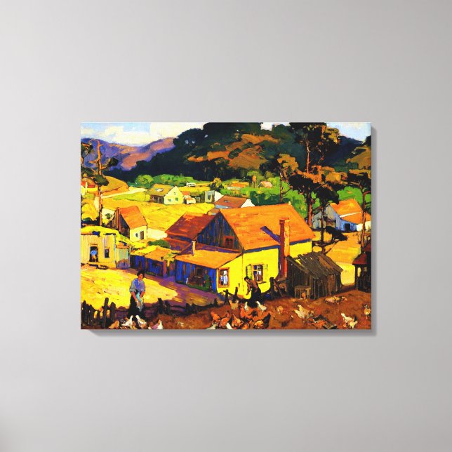 Franz Bischoff - Nachmittag Idyl, Cambria Leinwanddruck (Vorderseite)