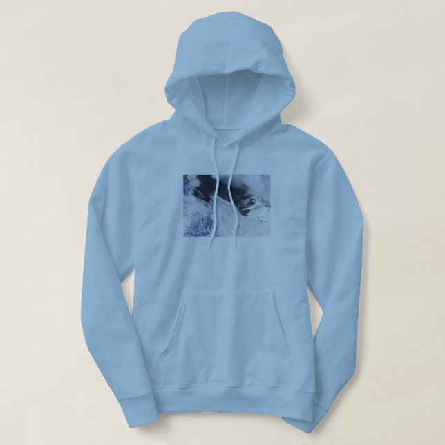 Franz Josef Glacier Aerial View, Neuseeland Hoodie (Design vorne)