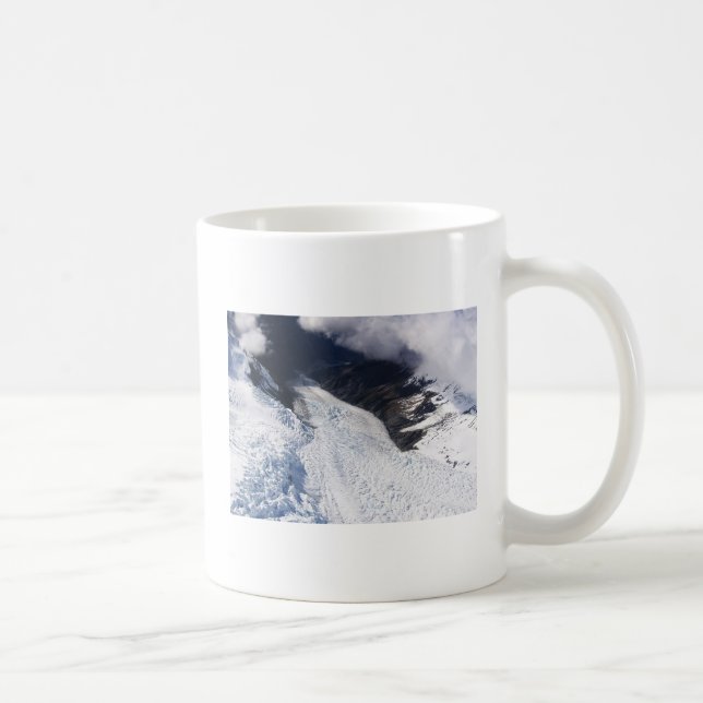 Franz Josef Glacier Aerial View, Neuseeland Kaffeetasse (Rechts)