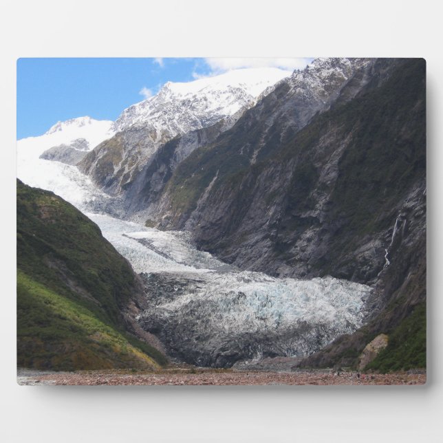 Franz Josef Glacier, Neuseeland Fotoplatte (Vorderseite)