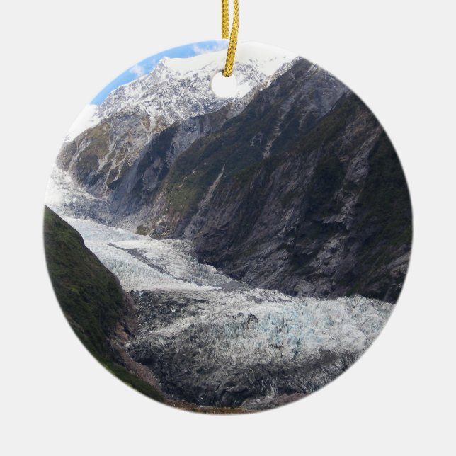 Franz Josef Glacier, Neuseeland Keramikornament (Vorne)