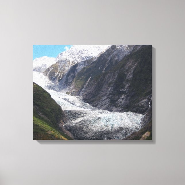 Franz Josef Glacier, Neuseeland Leinwanddruck (Vorderseite)