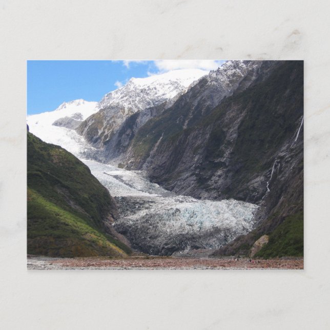 Franz Josef Glacier, Neuseeland Postkarte (Vorderseite)