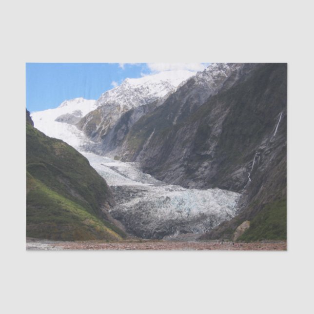 Franz Josef Glacier, Neuseeland Seidenpapier (Vorderseite)