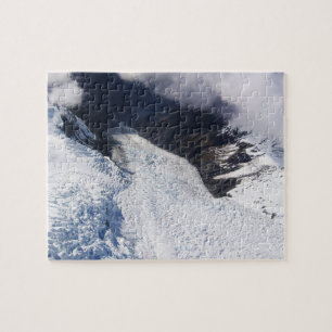 Franz-Josef-Gletscher Luftansicht, Neuseeland Puzzle