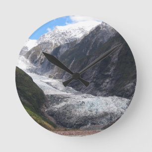 Franz-Josef-Gletscher, Neuseeland Runde Wanduhr