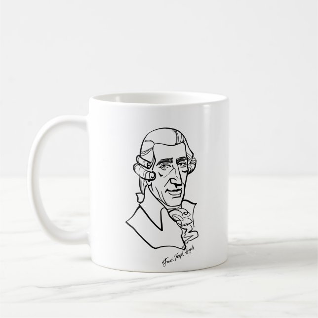 Franz Joseph Haydn Kaffeetasse (Links)