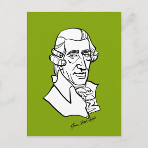 Franz Joseph Haydn Postkarte