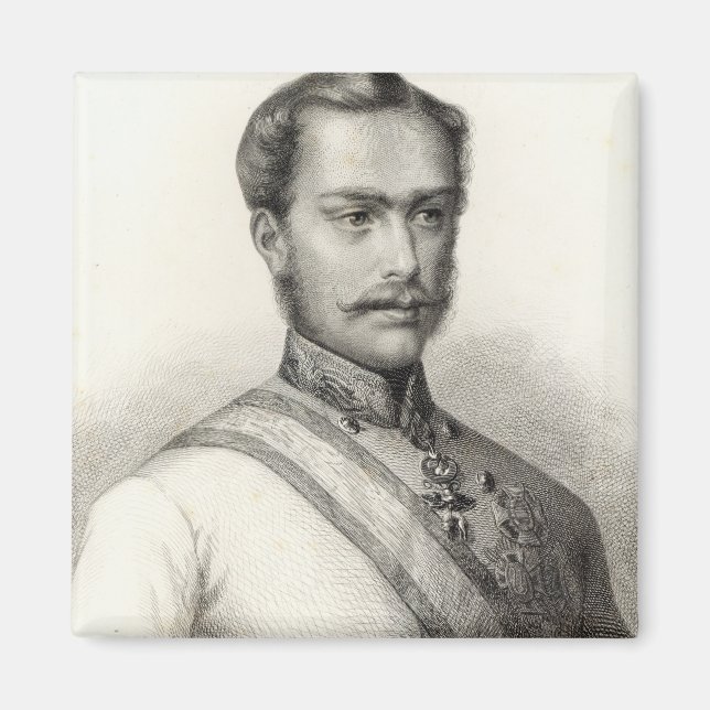 Franz Joseph I, Kaiser Österreichs 2 Magnet (Vorne)