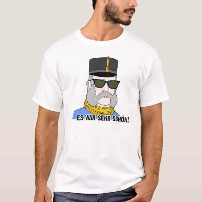 Franz Joseph I., Kaiser von Österreich, mit Brille T-Shirt (Vorderseite)