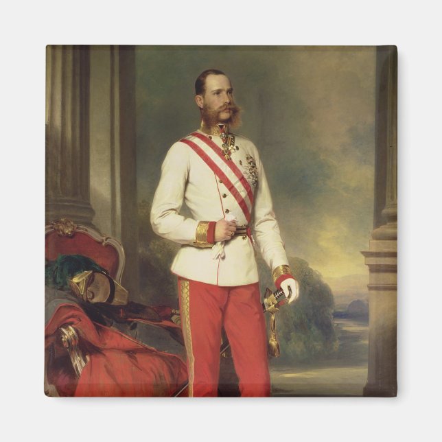 Franz Joseph I, österreichischer Kaiser Magnet (Vorne)