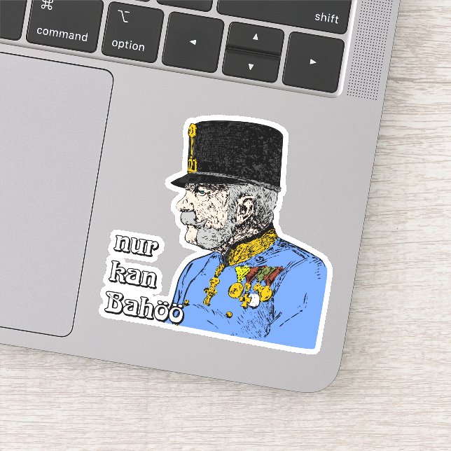 Franz Joseph, Österreich Kaiser Habsburg Aufkleber (Detail)