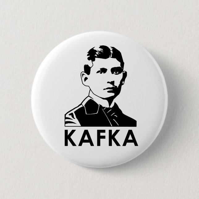 Franz Kafka Button (Vorderseite)