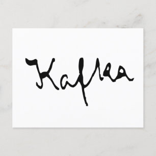 Franz Kafka Postkarte