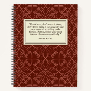 Franz Kafka Quote Writer's Notizbuch