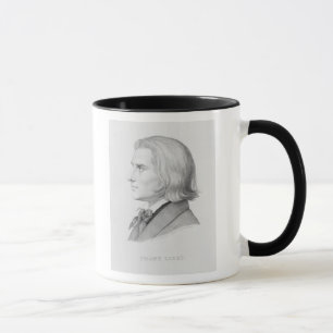 Franz Liszt, graviert durch Gonzenbach Tasse