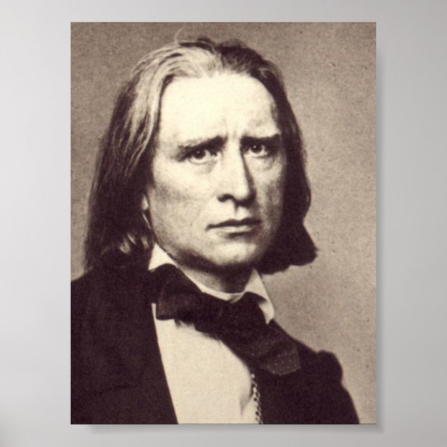Franz Liszt Poster (Vorne)