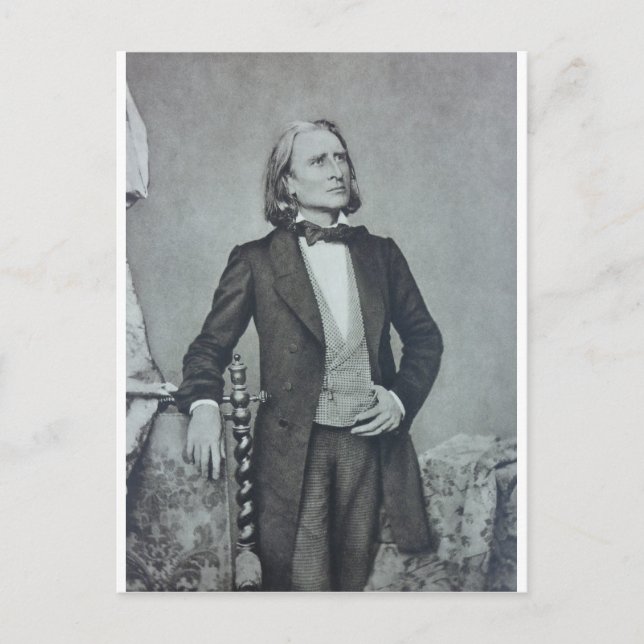 franz liszt postkarte (Vorderseite)