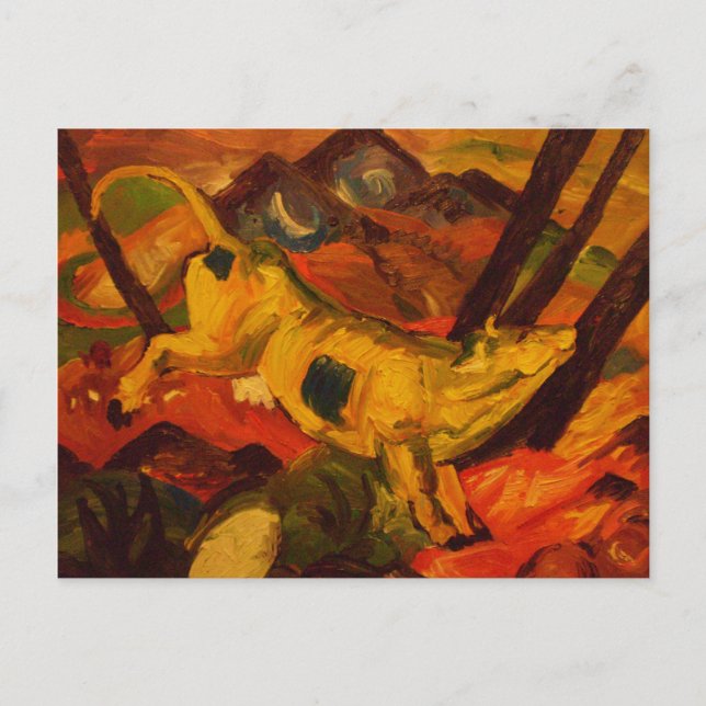 Franz Marc Art Postkarte (Vorderseite)