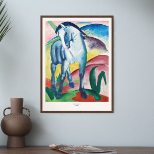 Franz Marc Art Print Blue Horse I Painting Poster