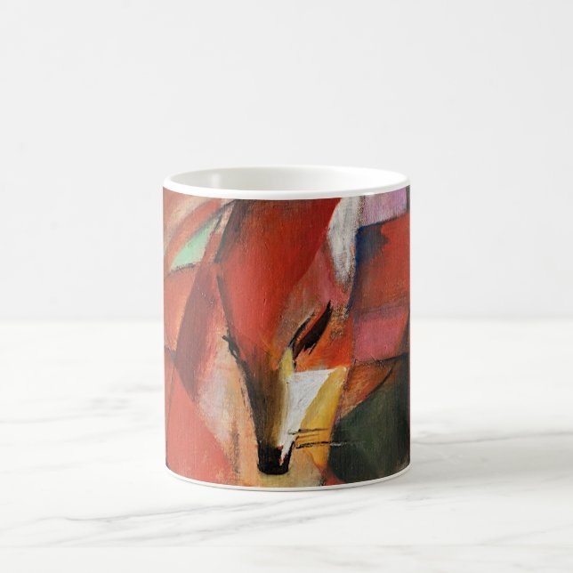 Franz Marc Berühmtes Malen der Füchse Kaffeetasse (Mittel)