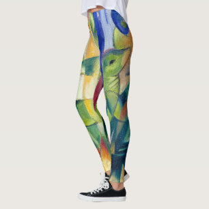 Franz Marc Berühmtes Malen von kleinen Bergziegen Leggings