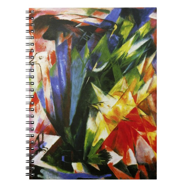 Franz Marc Birds Notebook Notizblock (Vorderseite)