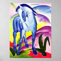 Franz Marc - Blaues Pferd I