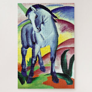 Franz Marc - Blaues Pferd I Puzzle