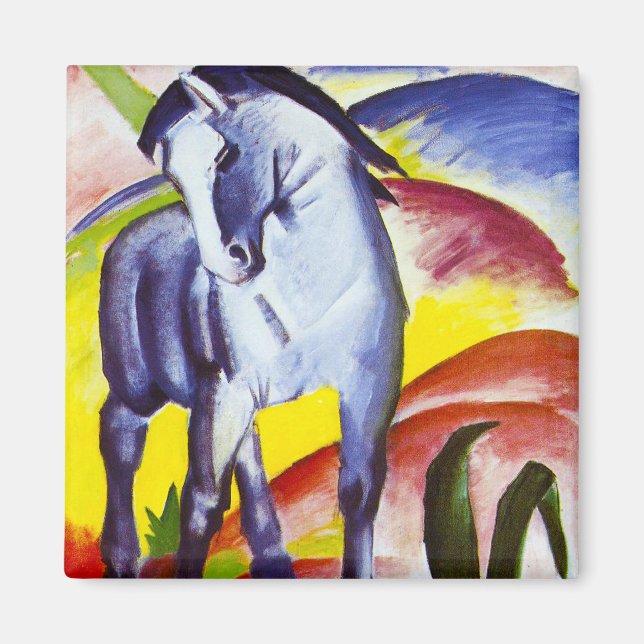 Franz Marc Blue Horse Magnet (Vorne)