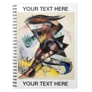 Franz Marc Caliban Personalisiert-Foto-Notebook Notizblock