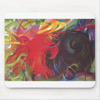 Franz Marc - das Kämpfen bildet das 1914 Mousepad