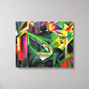 Franz Marc - Deer in a Klostergarten Leinwanddruck