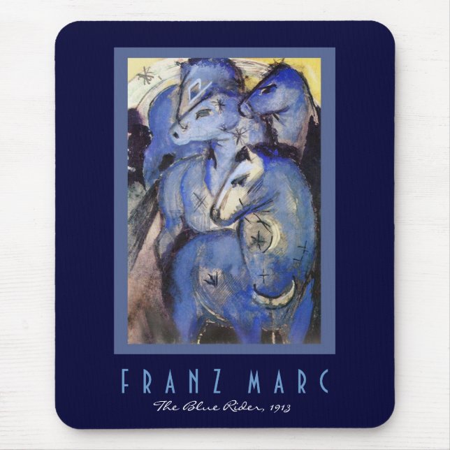 Franz Marc - der blaue Reiter - Mousepad (Vorne)