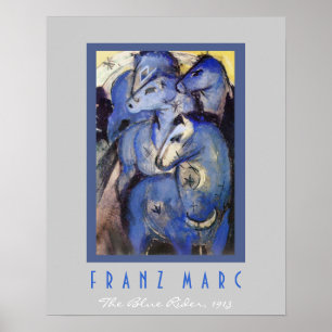 Franz Marc - Der Blaue Reiter - Pferde Poster