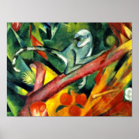 Franz Marc - Der kleine Affe