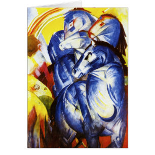 Franz Marc der Turm der blauen Pferde