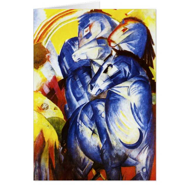 Franz Marc der Turm der blauen Pferde (Vorne)