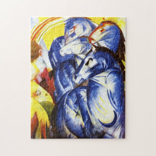 Franz Marc der Turm des blauen Pferdepuzzlespiels Puzzle