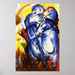 Franz Marc Der Turm des Blauen Pferdes Poster