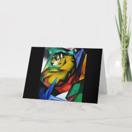 Franz Marc, Fine Art Tiger Karte