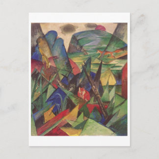 Franz Marc - Füchse 1913 Leinwand Red Fox Sly Postkarte
