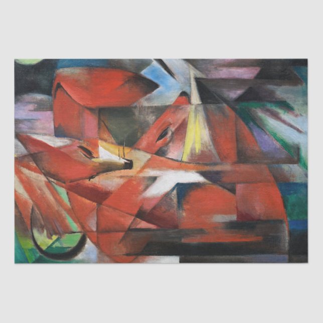 Franz Marc | Füchse (1913) Seidenpapier (Vorderseite)