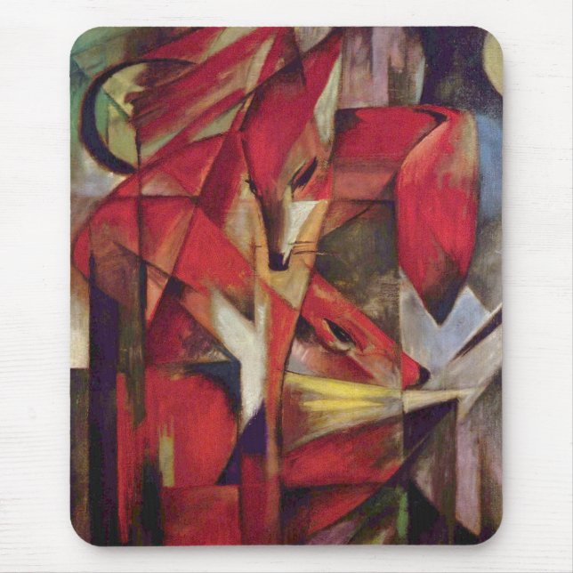 Franz Marc - Füchse Mousepad (Vorne)