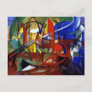 Franz Marc - Gazelles Postkarte