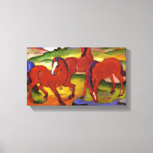 Franz Marc Grazing Pferde Leinwanddruck